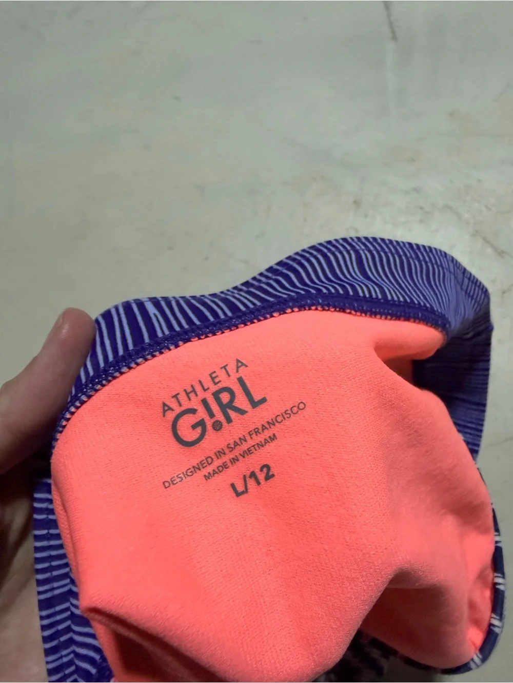 Athleta girl youth Girls' Floral swim Bottoms L/12